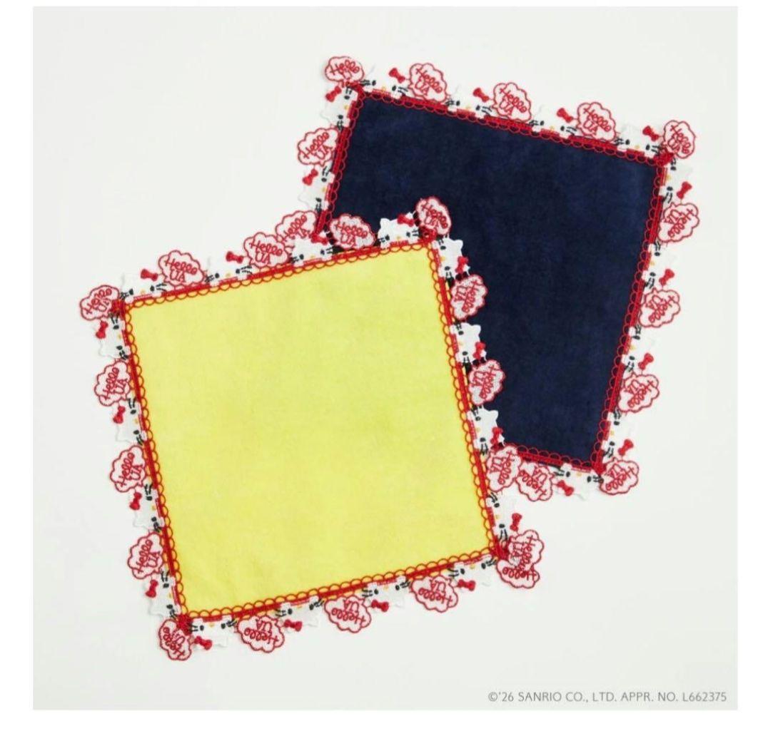 ハローキティ×近沢レース×ユナイテッドアローズコラボハンカチ　ポーチセット