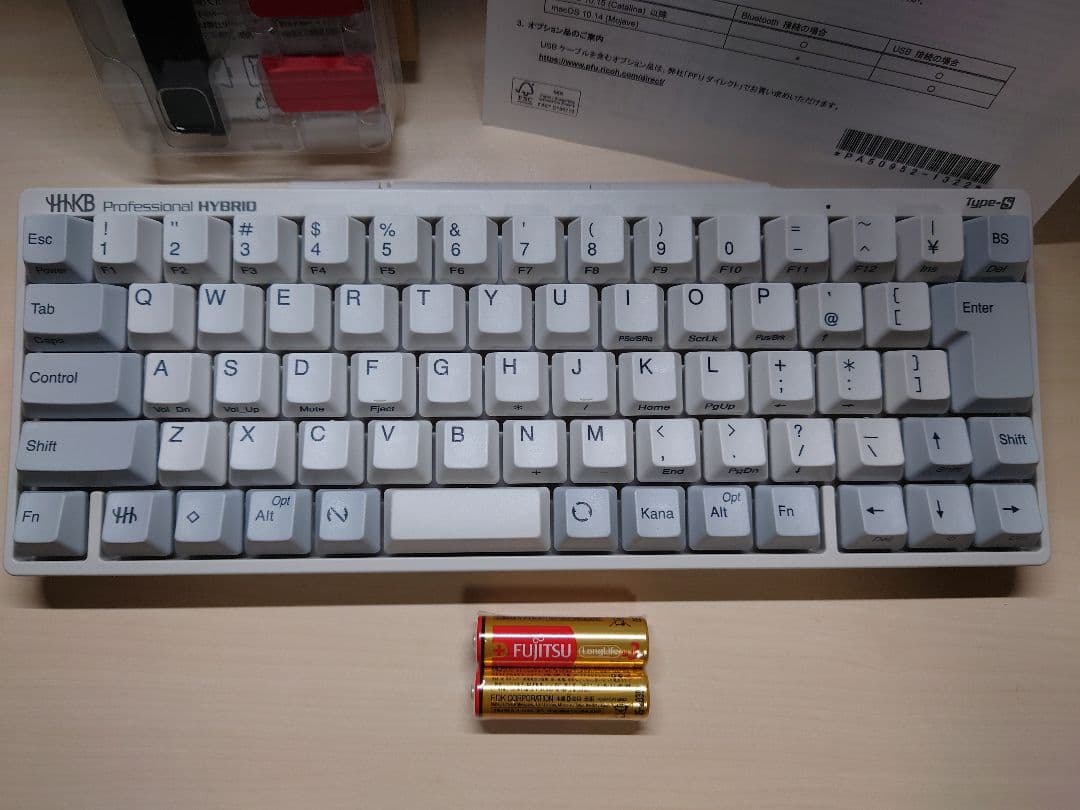 HHKB HYBRID TYPE S 白 日本語配列 + キーキャップ