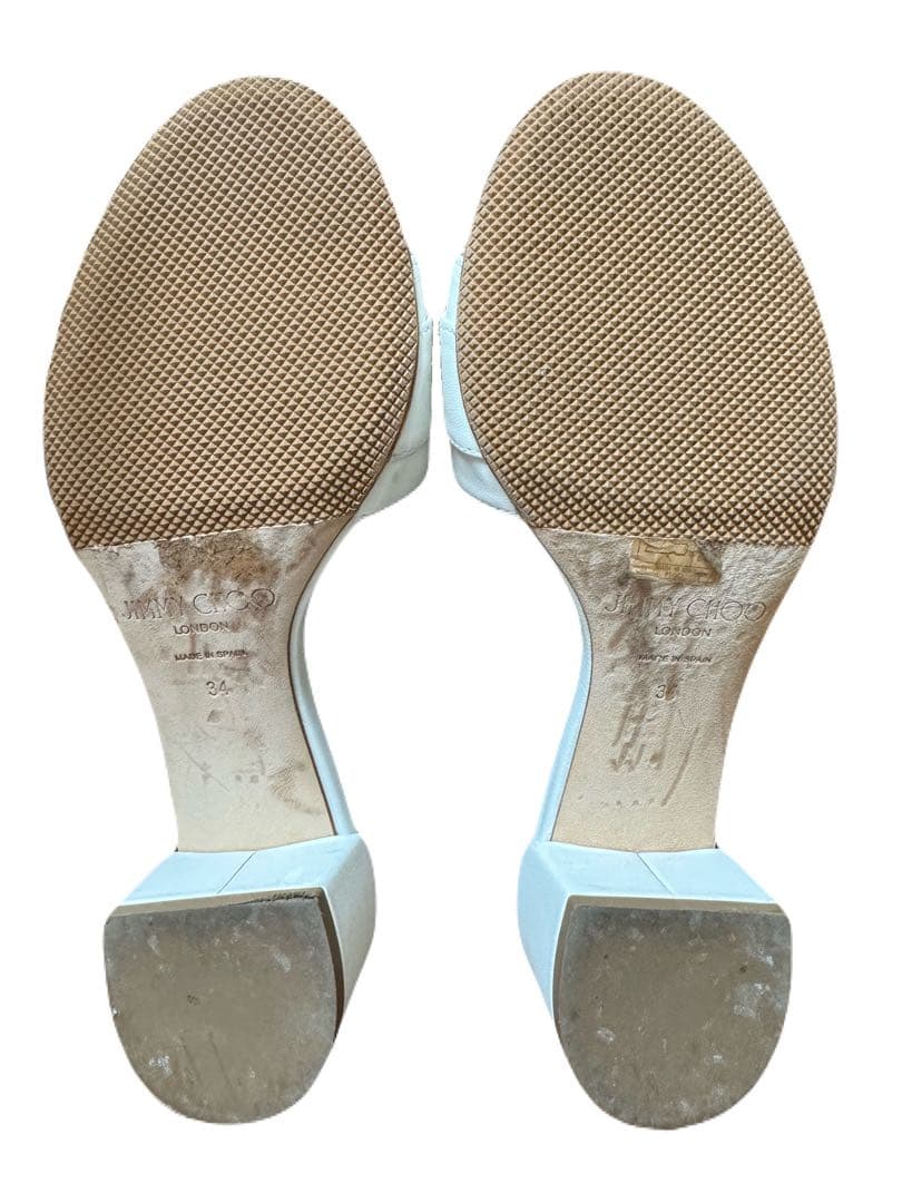 【美品】JIMMY CHOO Cheriミュール ビジューバックル