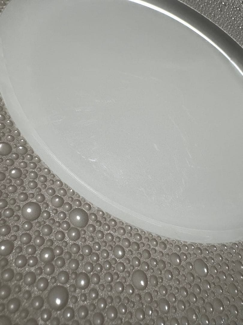 Bernardaud テクスチャー付き　大皿　ホワイトプレート