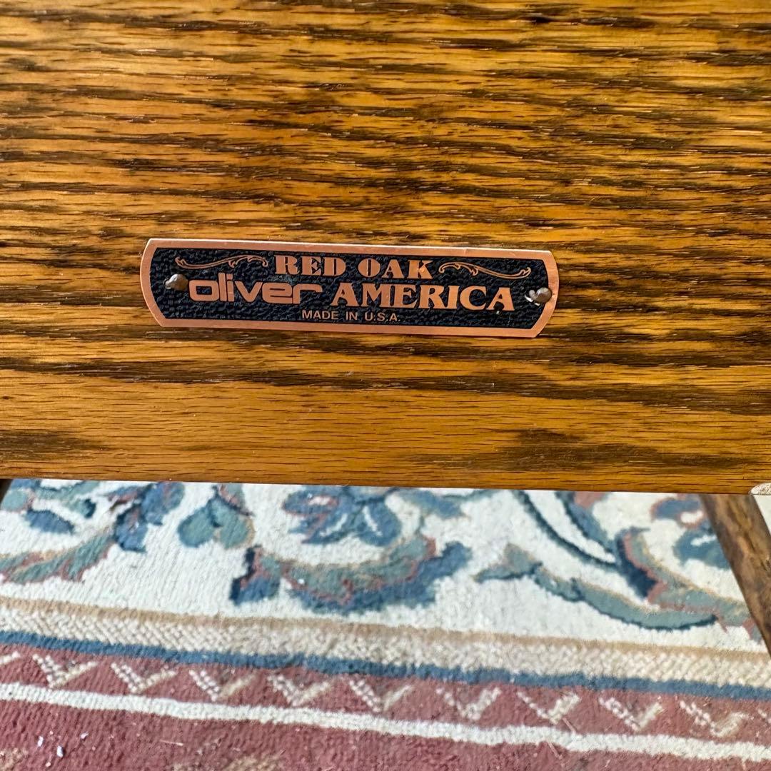 USA製 オリバーアメリカ レッドオーク材 ベントウッドチェアー アームチェア