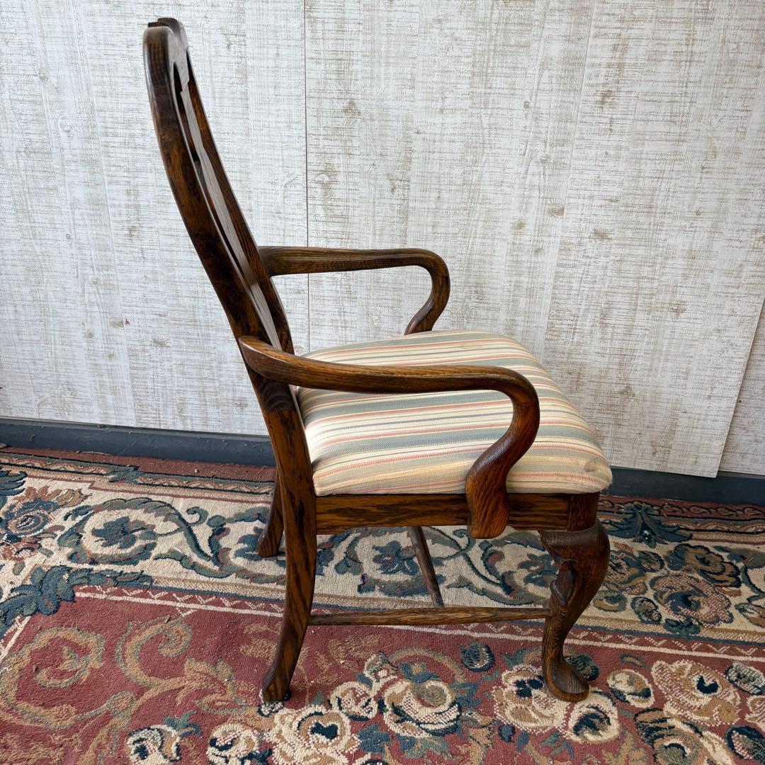 USA製 オリバーアメリカ レッドオーク材 ベントウッドチェアー アームチェア
