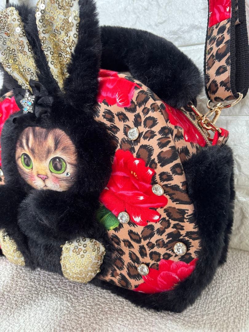 さ*ー様 コヤンイサムチョン　ハンドメイド　ファーショルダーバッグ　サンダーちゃ