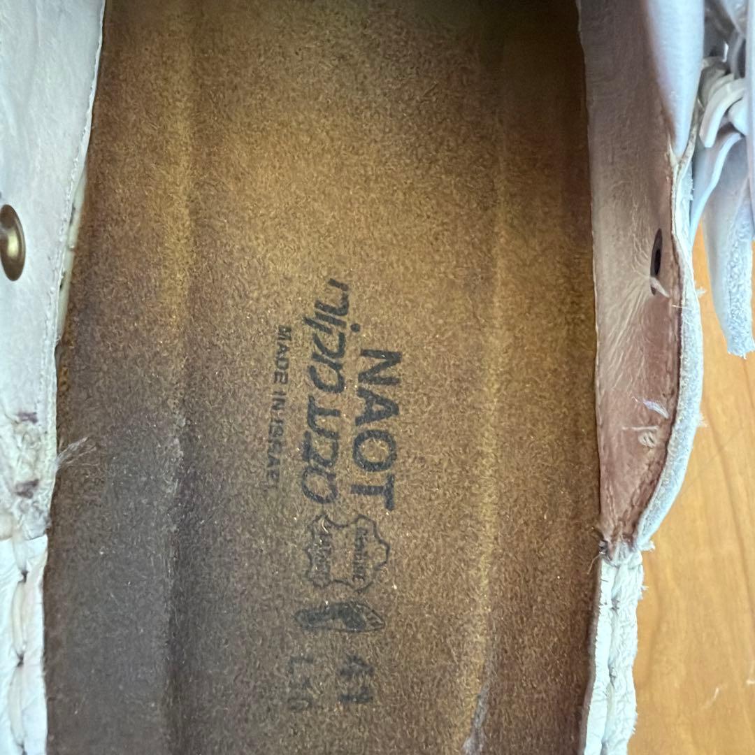 NAOT⭐️IRIS⭐️サイズ41⭐️ホワイト⭐️２０２５年１１月くらいに購入しました