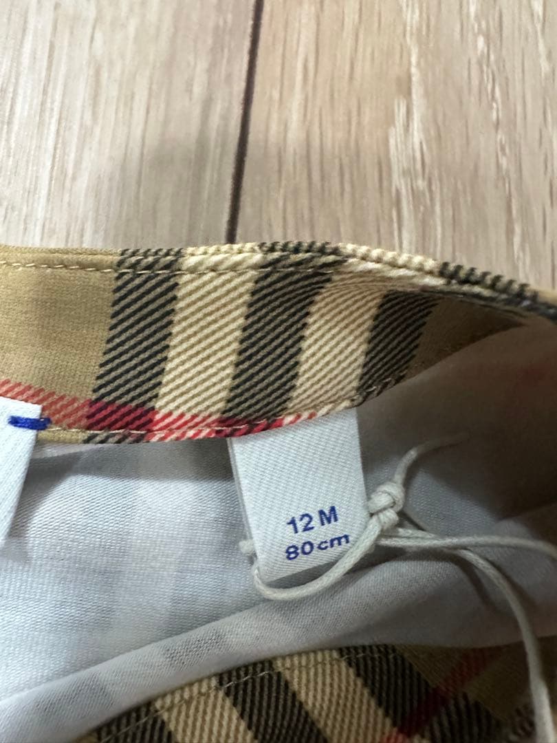 新品未使用 BURBERRY バーバリー ロンパース 80