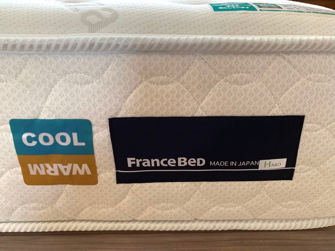 【新品同様の極美品】マットレスのみフランスベッド Ag セミダブル 硬め