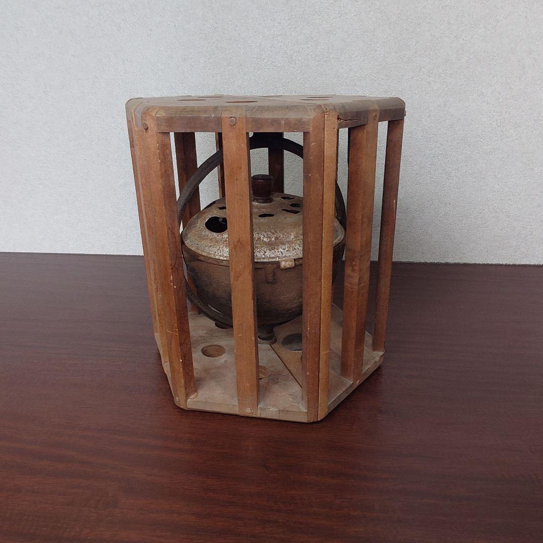 こたつあんか　回転こたつ　炭　レトロ