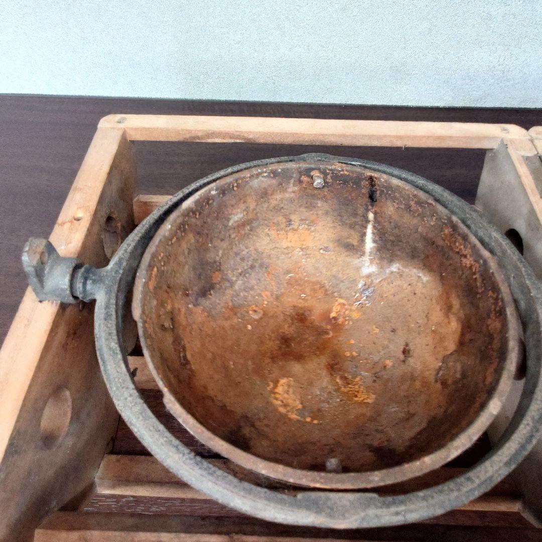 こたつあんか　回転こたつ　炭　レトロ