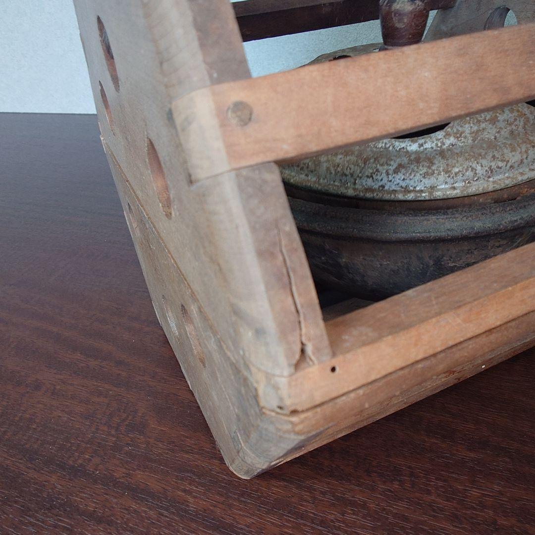 こたつあんか　回転こたつ　炭　レトロ