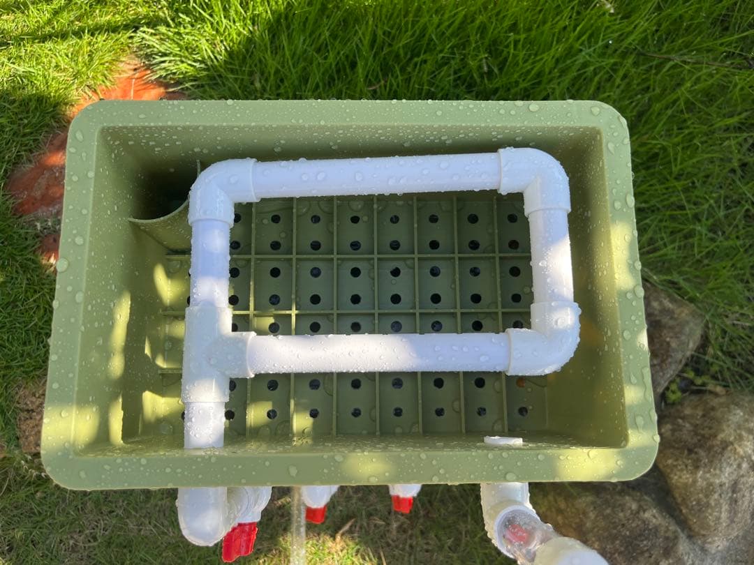 【えい2】水中ポンプお任せ濾過材付きフルセット 水槽池用濾過器フィルター