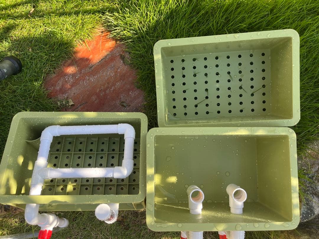 【えい2】水中ポンプお任せ濾過材付きフルセット 水槽池用濾過器フィルター