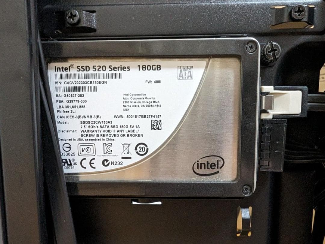 自作静音PC／i5 3470／SSD180GB／MEM16GB／R7 250