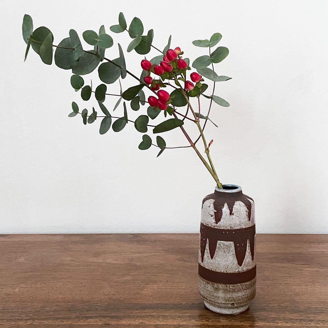 【東ドイツ Haldenslebenの花瓶】ミッドセンチュリー 312