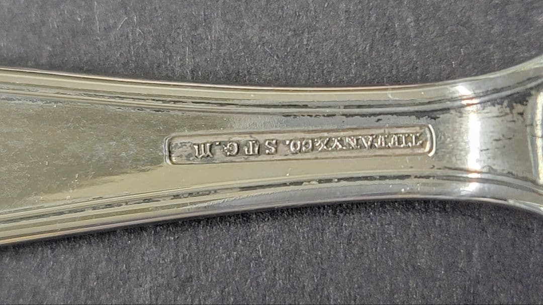アンティーク ティファニーTiffany STG.m 銀製 装飾ベビーフォーク