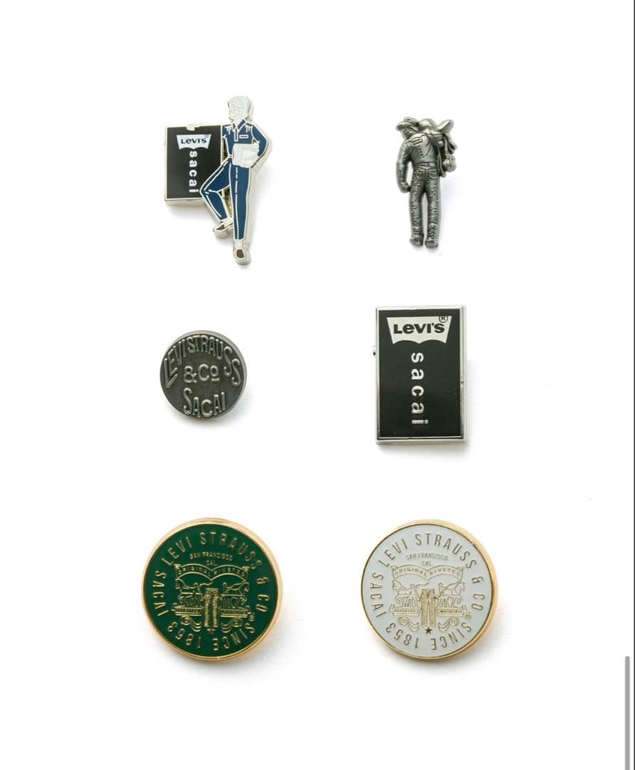 【コウ様用セット】sacai Levi's pins ゴールドシルバー青山店限定