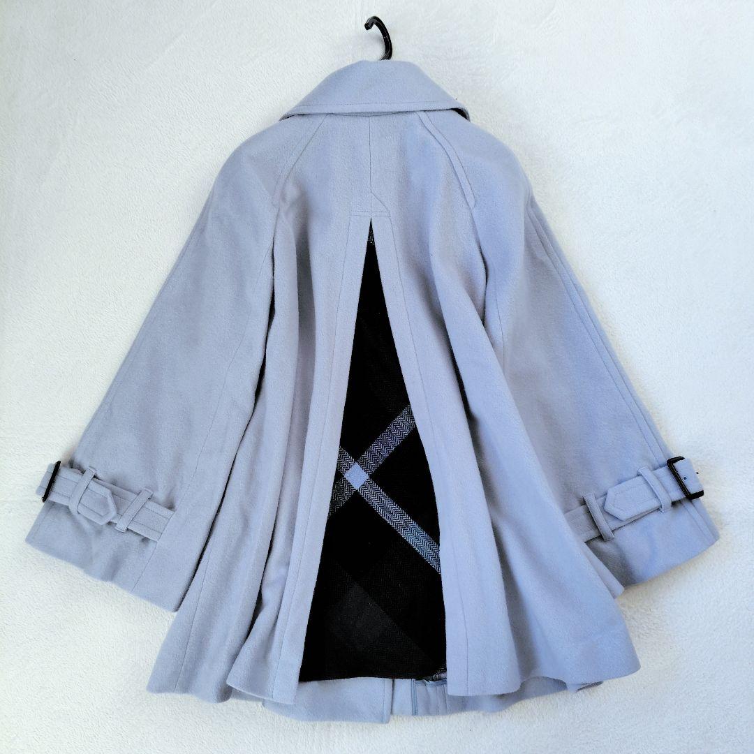 未使用に近い　現行　ブルーレーベルクレストブリッジ　ピーコート　メガチェック