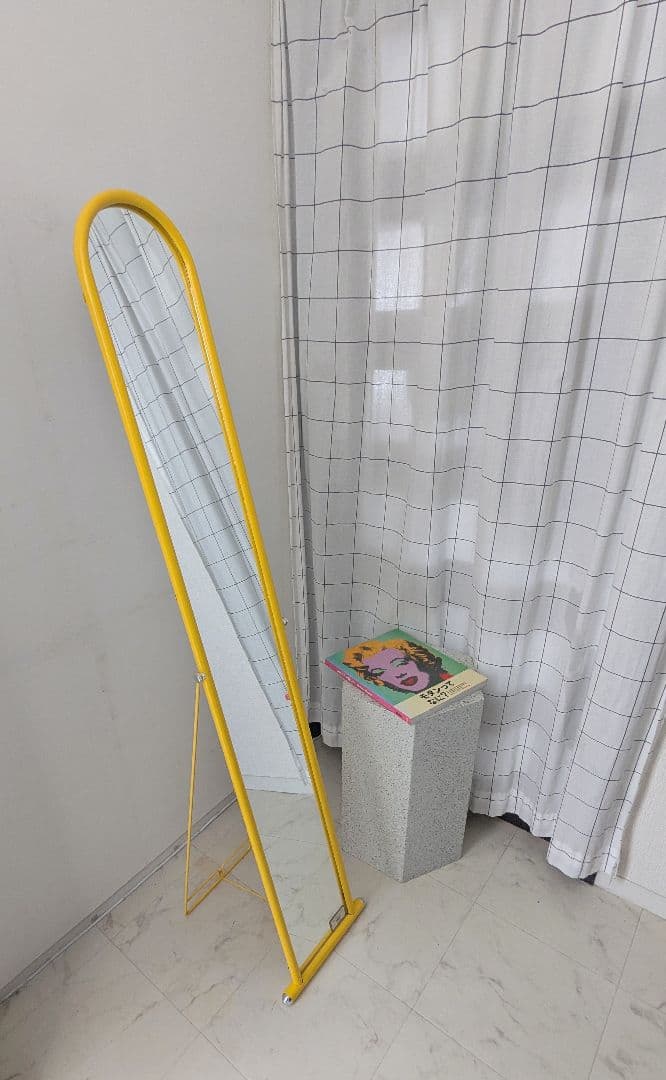 80- 90s vintage スタンドミラー レトロポップ ポストモダン