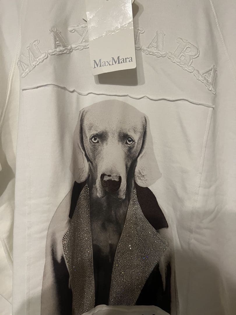 MaxMara 犬プリント スウェット　新品タグ付き