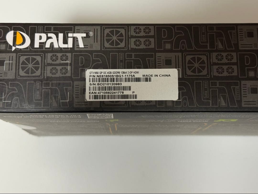 グラフィックボード・グラボ・ビデオカード Palit GeForce GTX 1650 4GB OC