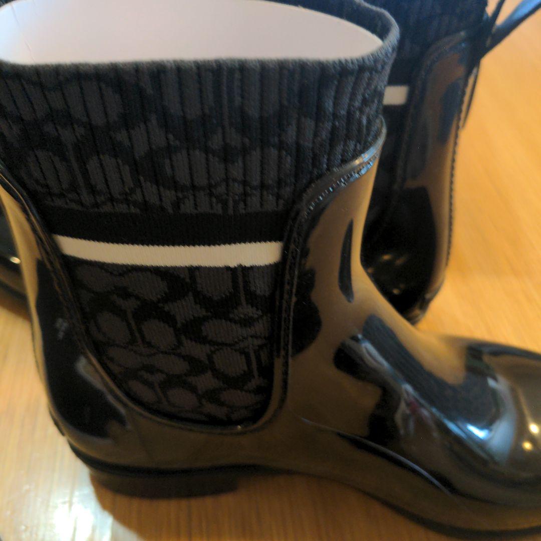 【佐藤さま専用】COACH コーチ レインブーツ サイドゴアブーツ