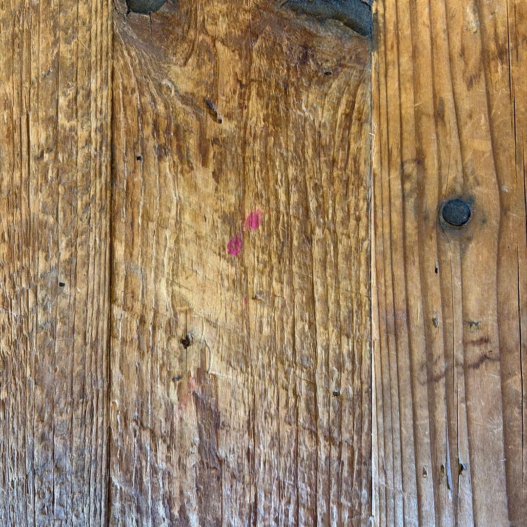 木製テーブル、アイアン脚