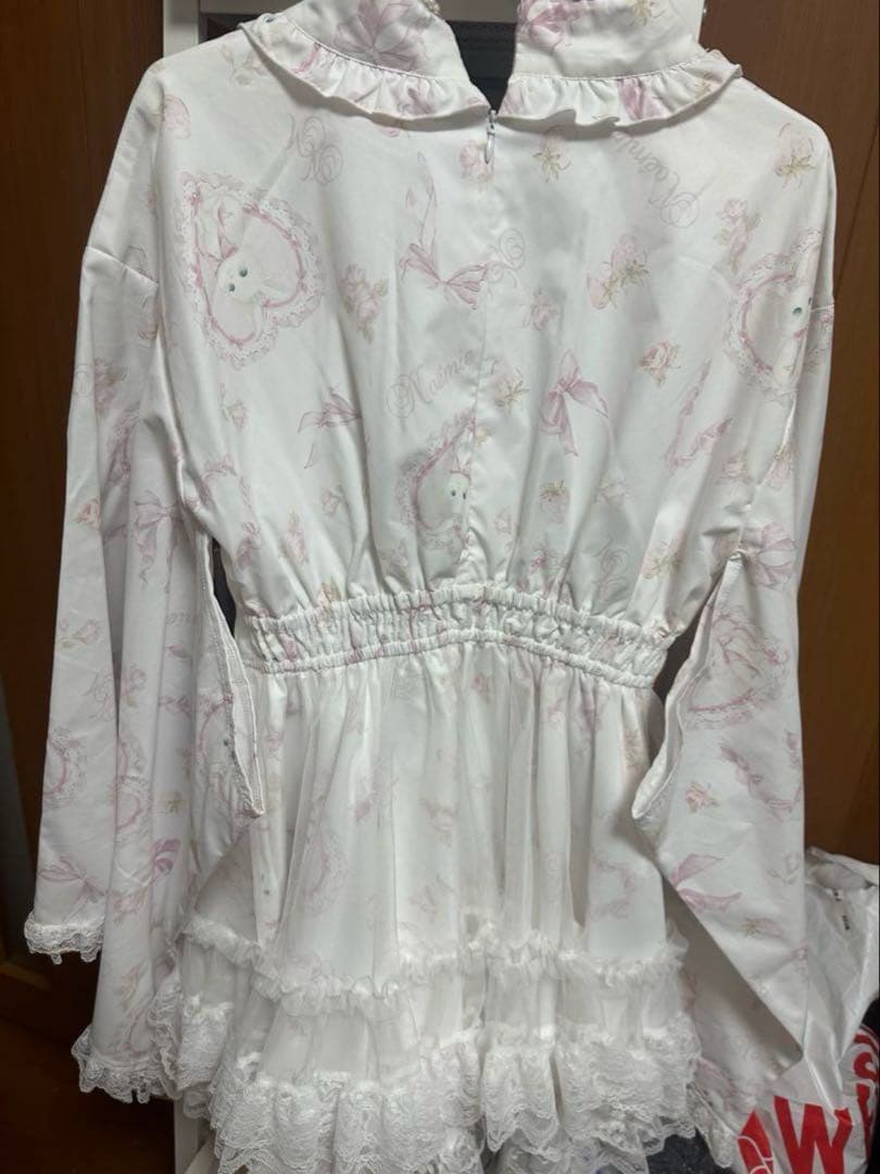 ノエミー　うさぎさんチュールフレア浴衣ドレス　ピンク