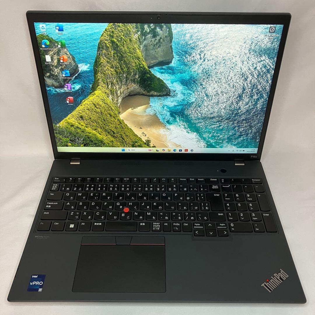 美品 ThinkPad P16s 第12世代 i7 16GB 長期保証期間中