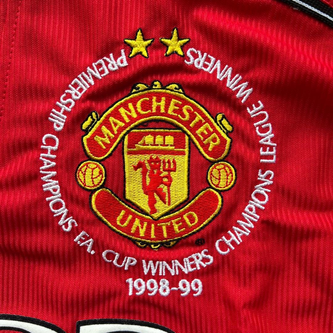 【希少】Man.U三冠ユニフォーム1998-99 SHARP × UMBRO