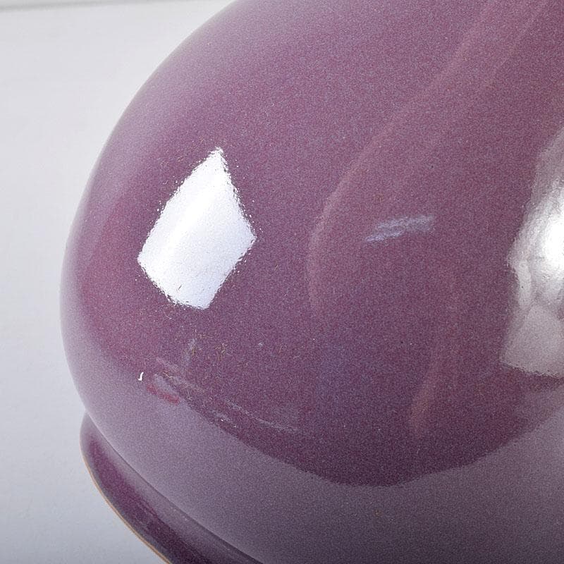 中国　宋代　鈞窯　丁香紫釉　蒜口瓶　M 7640C