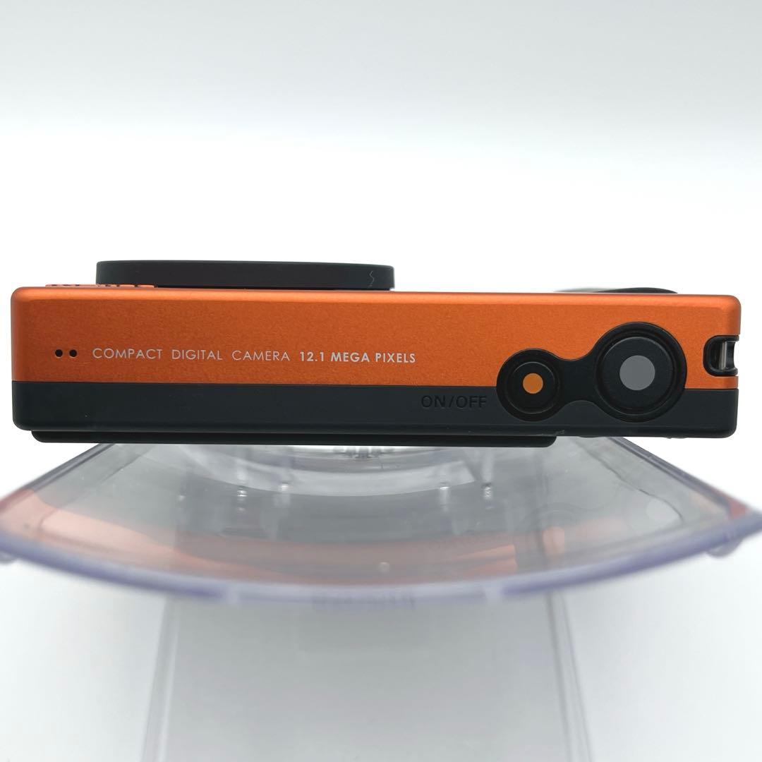 極美品 PENTAX Optio H90 オレンジ シルバー　可愛すぎるコンデジ