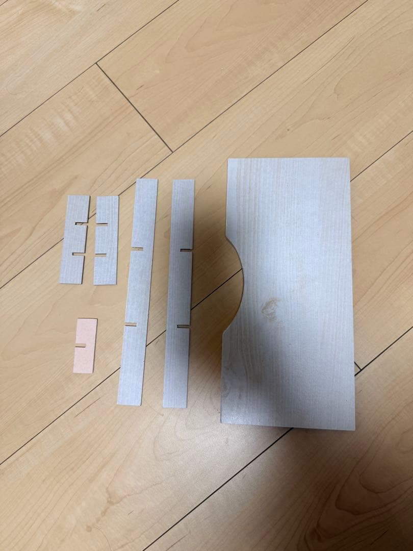 ホワイト系木製ドレッサー ミラー付き