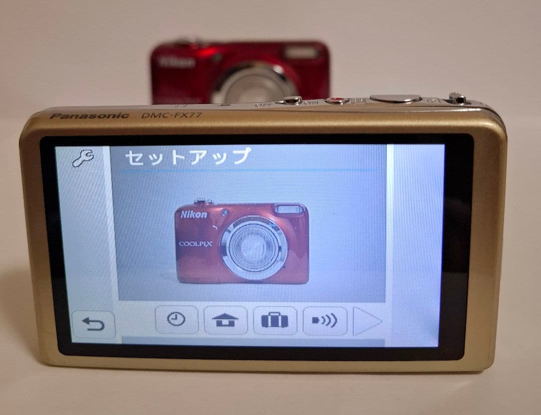 [美品]パナソニック Panasonic LUMIX DMC-FX77 コンデジ