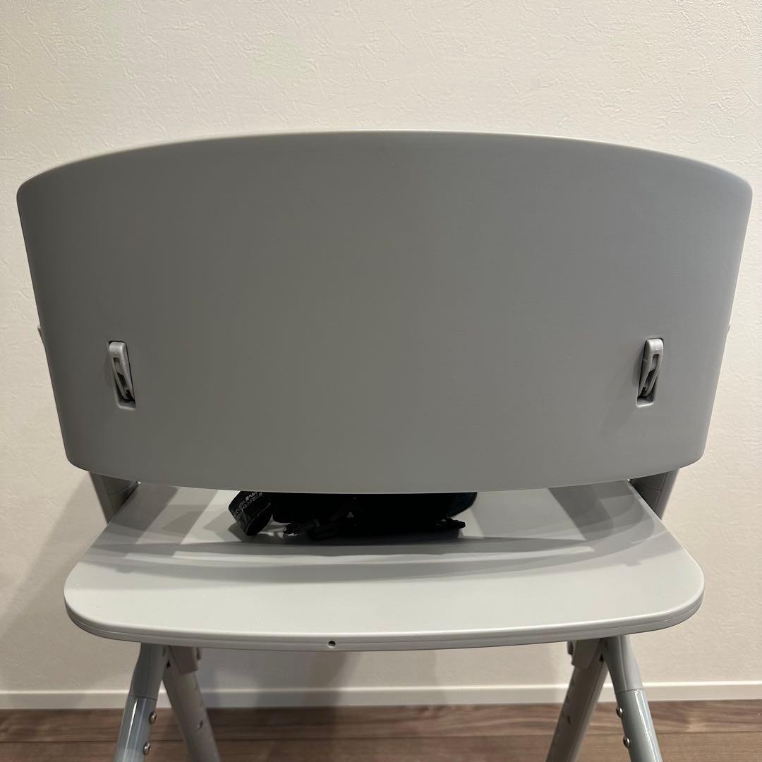 【美品】ヤトミ　NOVUS ノウス ベビーハイチェア グレー YATOMI