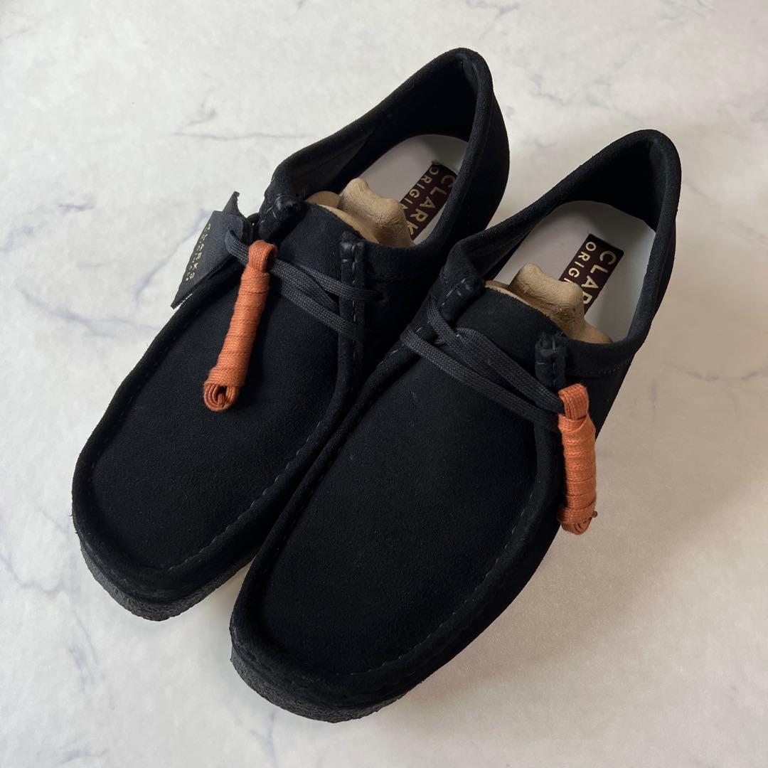CLARKSクラークス Wallabee メンズ ワラビー スエード ブラック