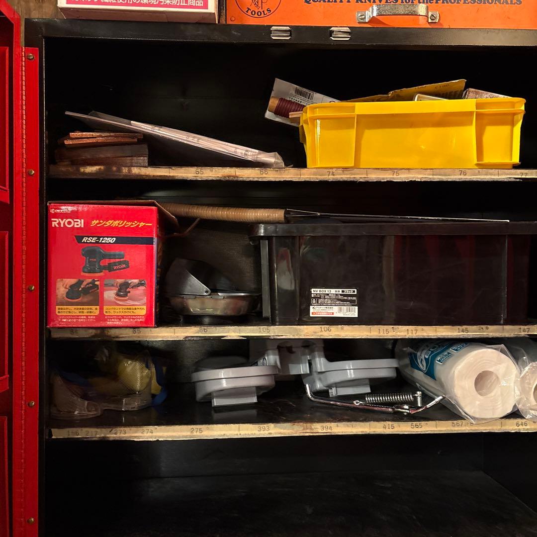 Motorcraft キャビネット ビンテージ　firestone ガレージ