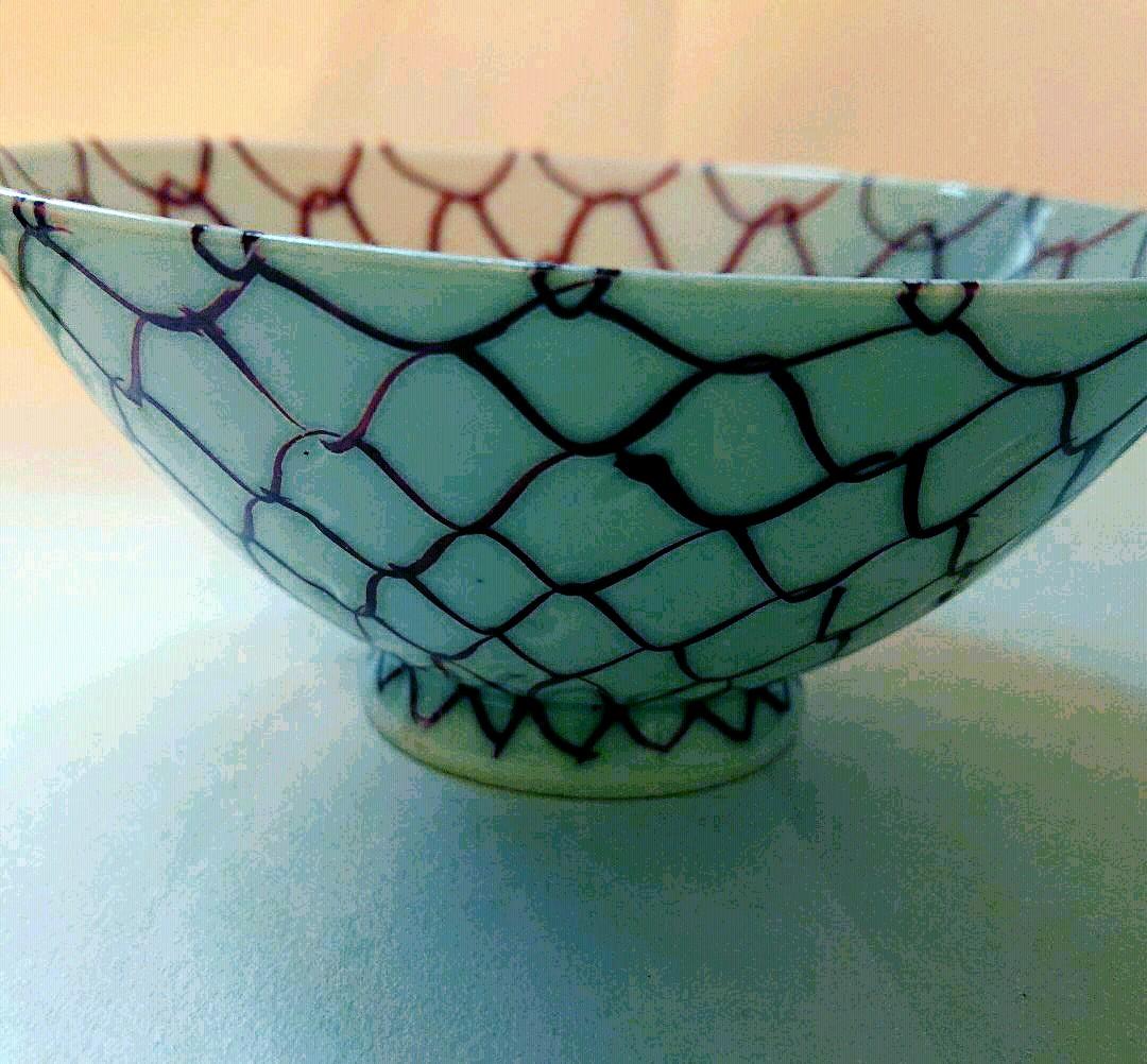 清水焼・手描き茶碗・