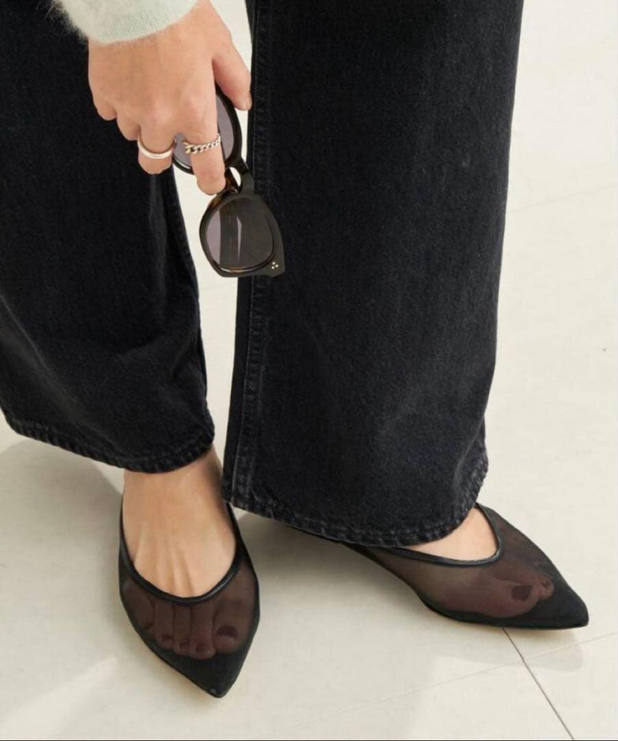 CORSO ROMA 9/コルソローマ 別注 MESH FLAT ミュール