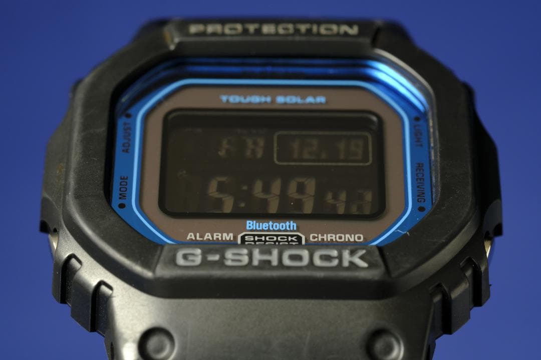 【中古】G-SHOCK GW-B5600 青×黒／Bluetooth(119)