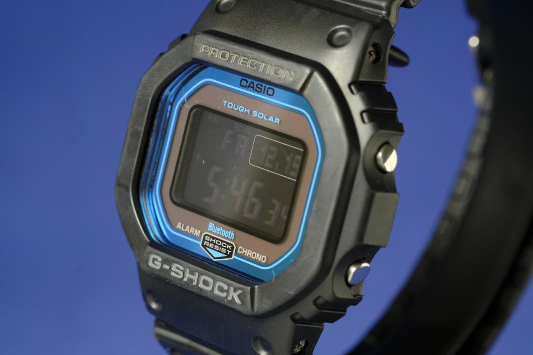 【中古】G-SHOCK GW-B5600 青×黒／Bluetooth(119)