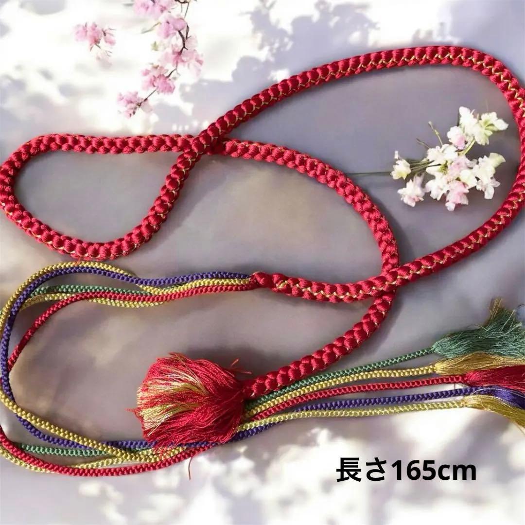 【くぅちゃん】クロスサッシュベルト＊帯締め一体型｜袋帯リメイク 帯締め3種