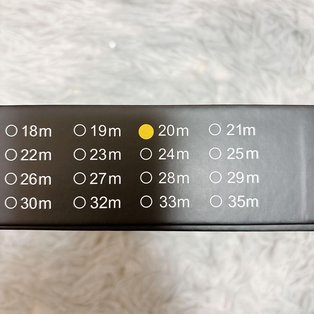 ❇️一点限り❣️8K 光ファイバーケーブルＨＤＭI ブラック20m