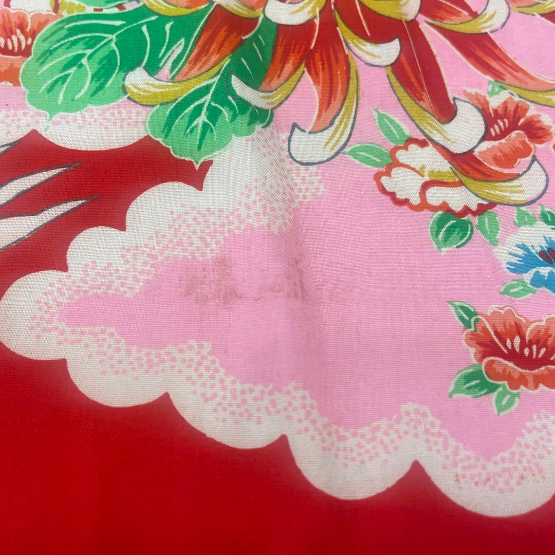 七五三　3歳女の子　アンティーク着物【K3-08】