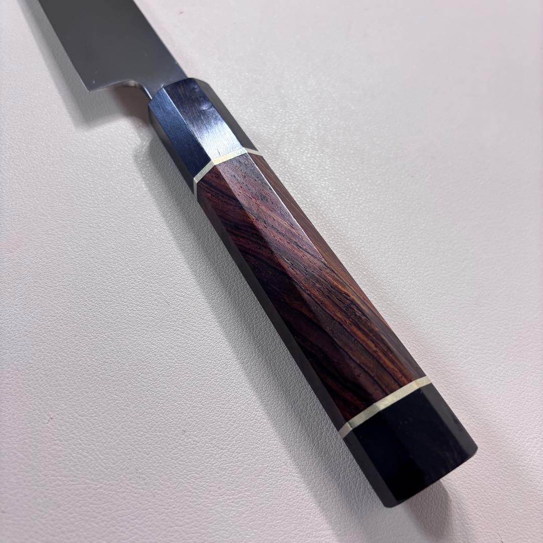 270mm 柳刃包丁 鏡面　天然木八角柄 刺身包丁 和包丁「全鋼」'.～