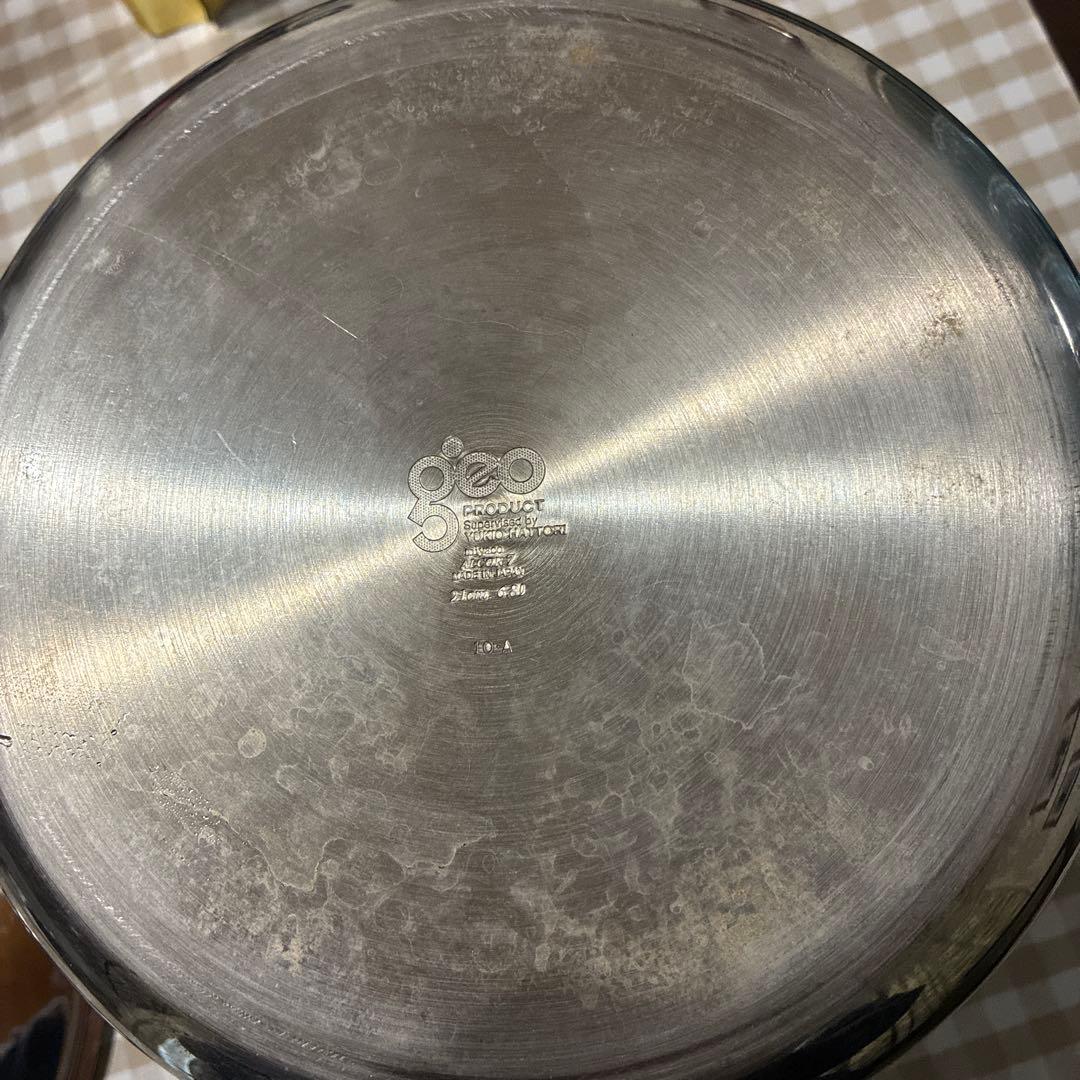 ジオ•プロダクト　両手鍋パスタポット　２１cm