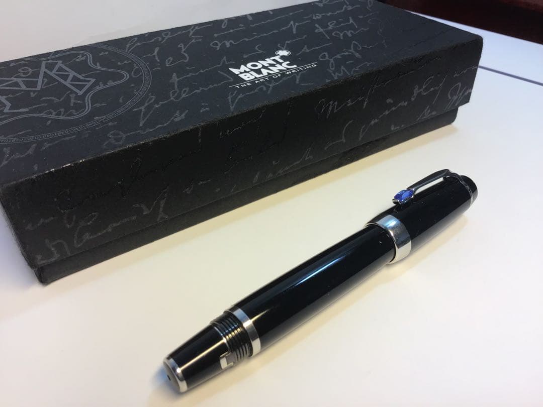 美品 ‼️Montblanc モンブラン ボエム ブルー 万年筆 ペン先14K