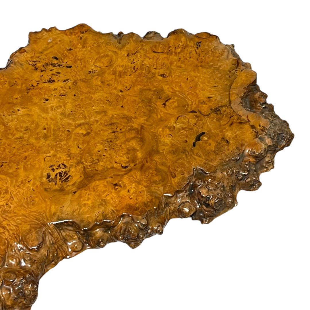 天然木　花梨　一枚板　輪切　瘤　瘤杢　玉杢 総無垢　花台　座卓　ローテーブル