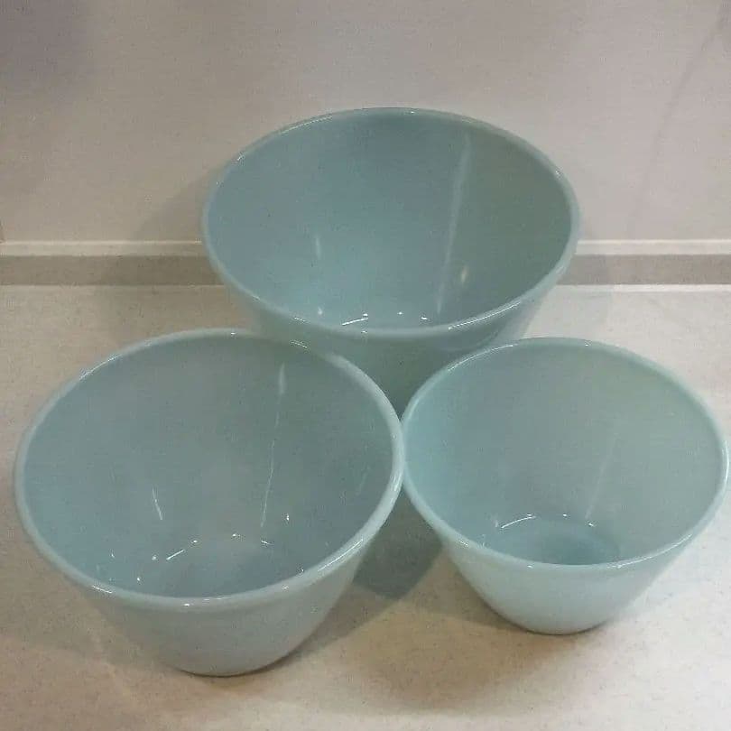 ファイヤーキング ターコイズブルー ミキシングボウル S M L 3点セット