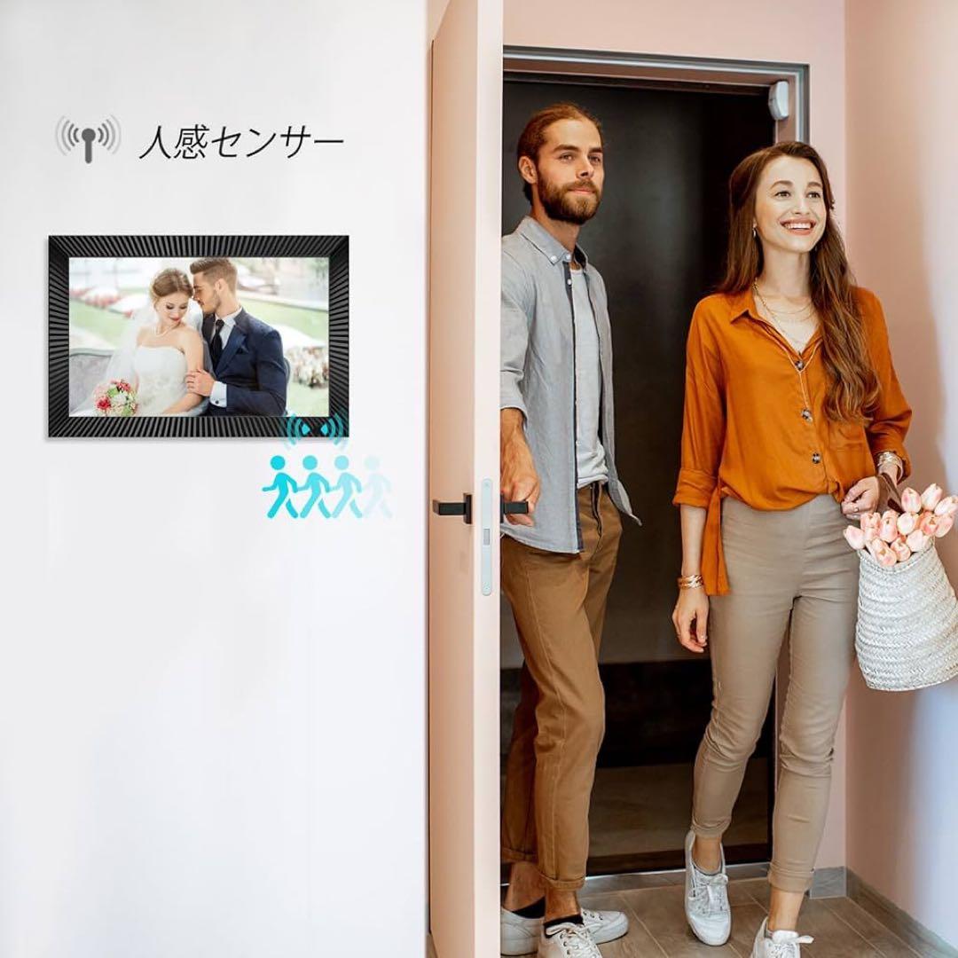 デジタルフォトフレーム 10.1インチ 1280×800IPS 簡単操作