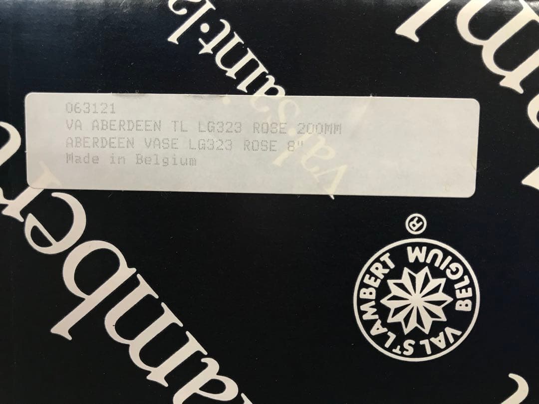 【美品】val saint lambert Aberdeen VASE 花瓶