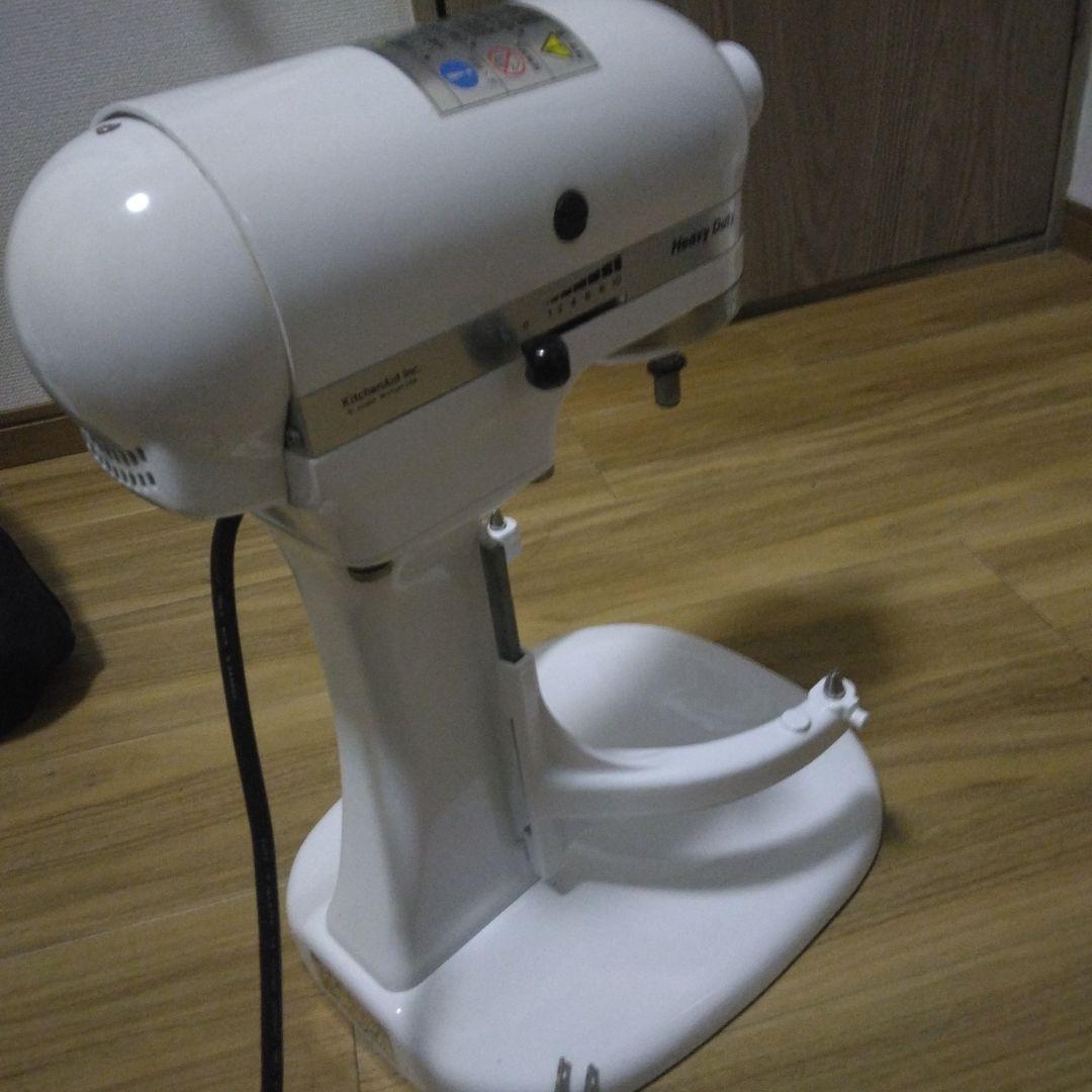 KitchenAid スタンドミキサー ホワイト 付属品付き KSM5